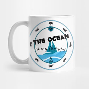 The Ocean Is My Therapy Mug